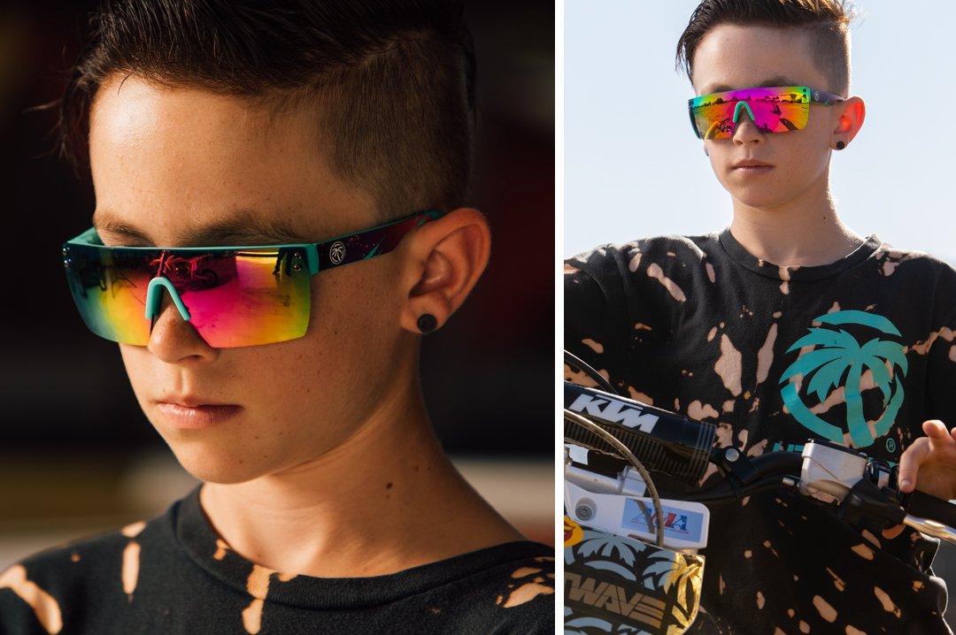 Kids Lazer Face Sunglasses: Aqua Splash