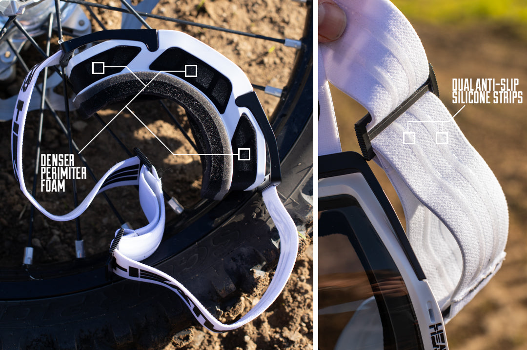 MXG-250 Moto Goggle - Billboard Icon WHITE/PHOTOCHROMIC