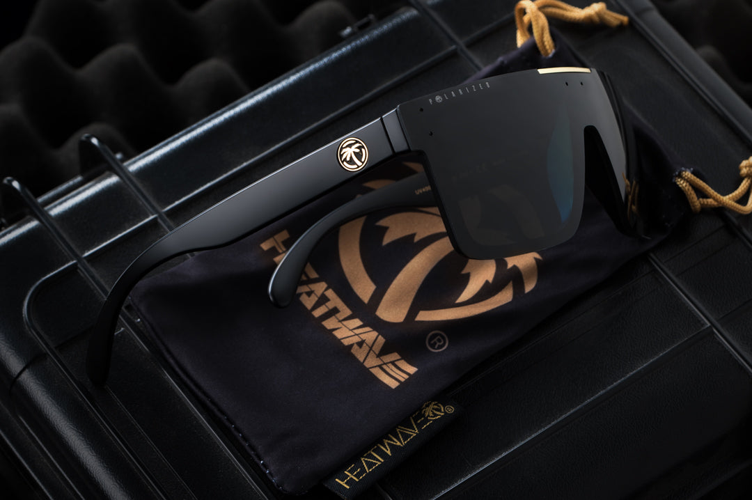Quatro Z87 Sunglasses: BLACK/GOLD