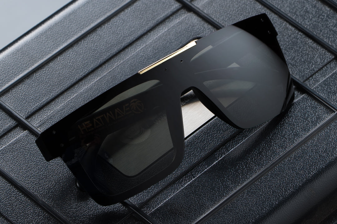 Quatro Z87 Sunglasses: BLACK/GOLD