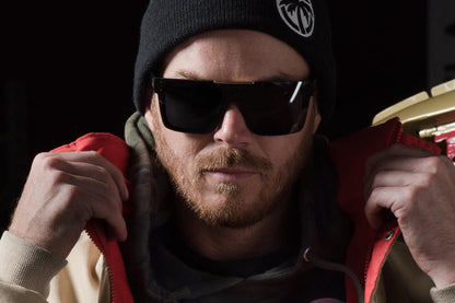 Quatro Z87 Sunglasses: BLACK/GOLD