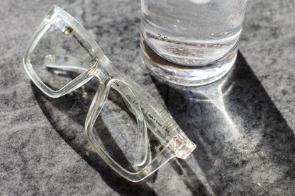 XL VISE Z87 Sunglasses Vapor Clear Frame: Tuff-Tec Clear Lens