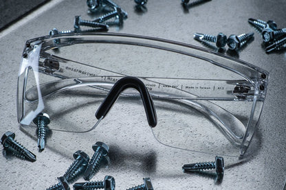 Lazer Face Glasses: CLEAR Z87