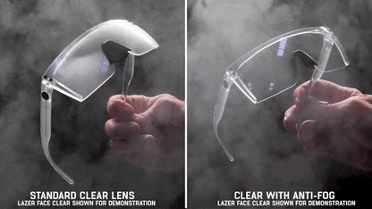 Lazer Face Glasses: Vapor Clear Frame Clear Anti Fog Lens Z87