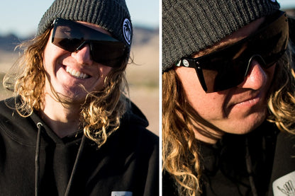 Lazer Face Sunglasses: Black Z87