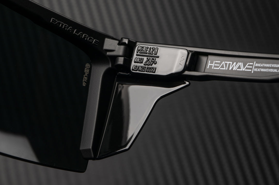 Performance XL Lazer Face Sunglasses: Black Z87+