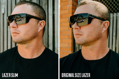 Performance Lazer SLIM Sunglasses: Anti Fog Clear Z87+