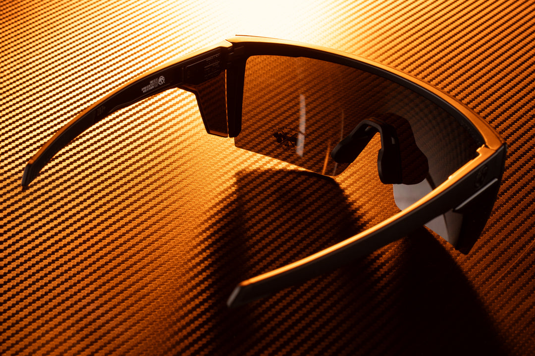 Performance XL Lazer Face Sunglasses: Ultra Black Z87+