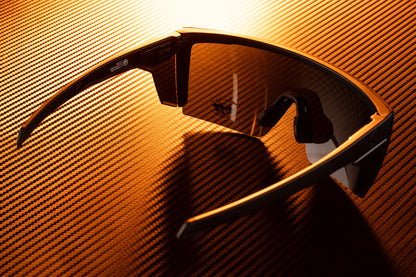 Performance XL Lazer Face Sunglasses: Ultra Black Z87+
