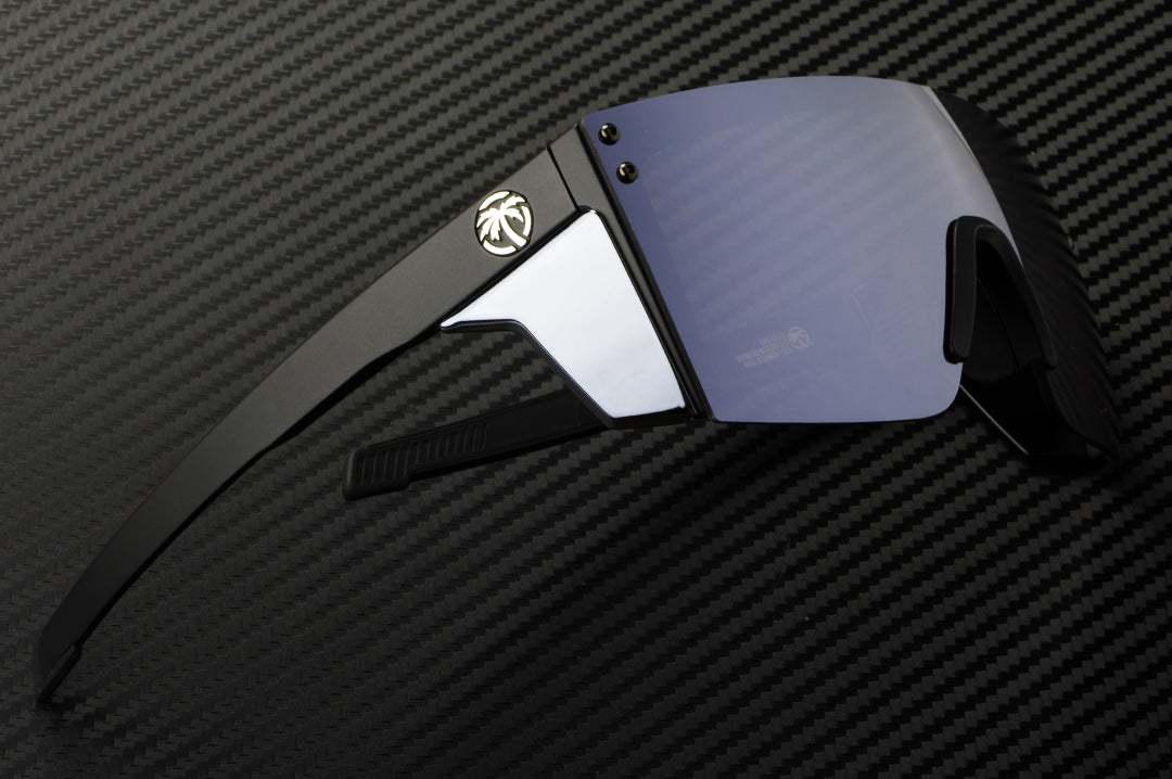 Performance XL Lazer Face Sunglasses: Silver Z87+