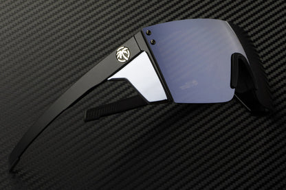 Performance XL Lazer Face Sunglasses: Silver Z87+
