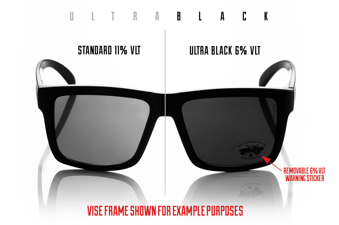 Vector Sunglasses: Ultra Black Z87+