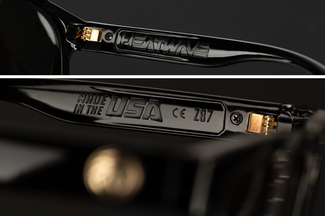 USA VISE Sunglasses: GLOSS BLACK