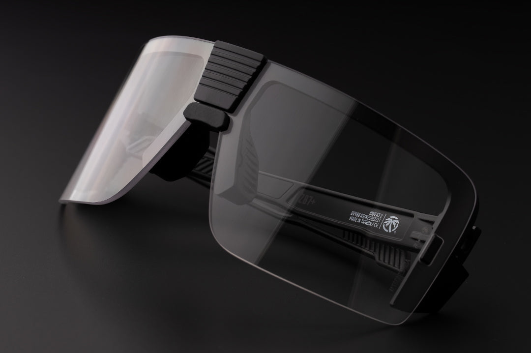 XL Vector Sunglasses: Clear Z87+