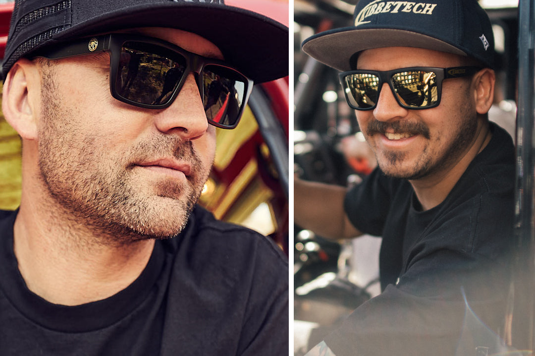 VISE Z87 Sunglasses Black Frame - BLACK Emblem: Black Lens