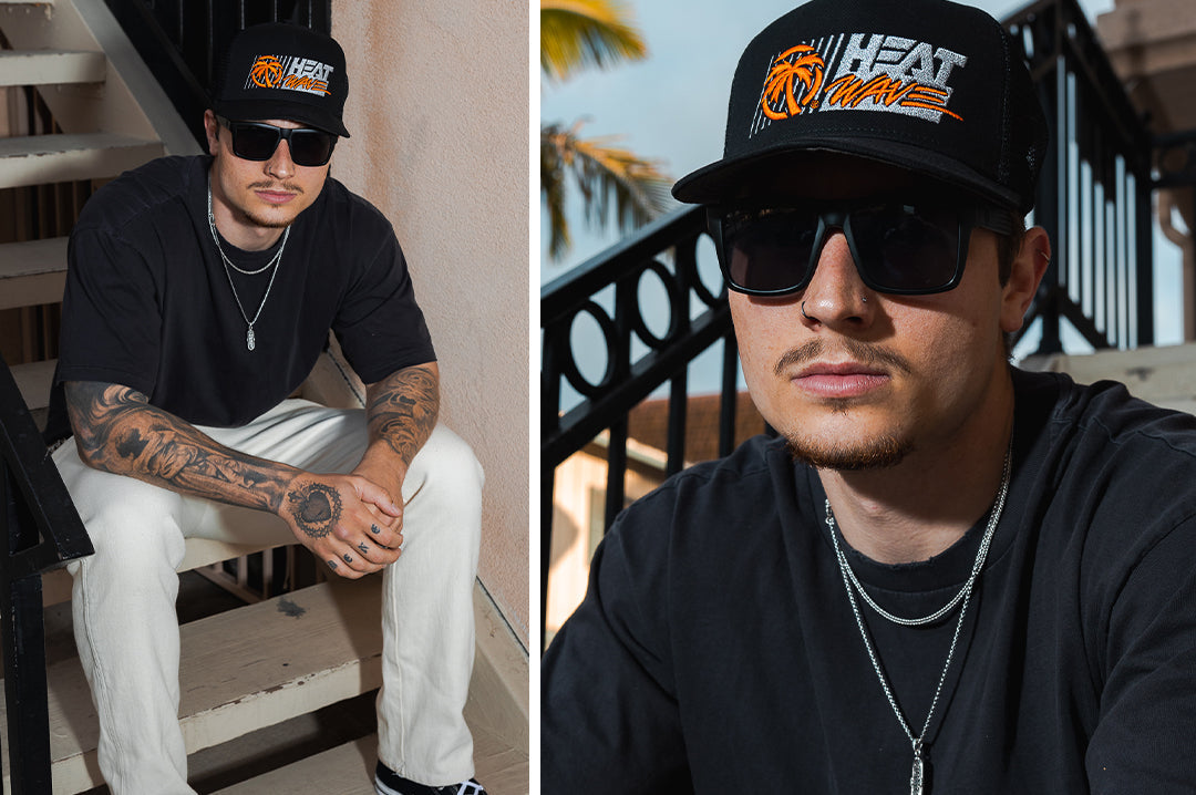 VISE Z87 Sunglasses Black Frame - BLACK Emblem: Black Lens